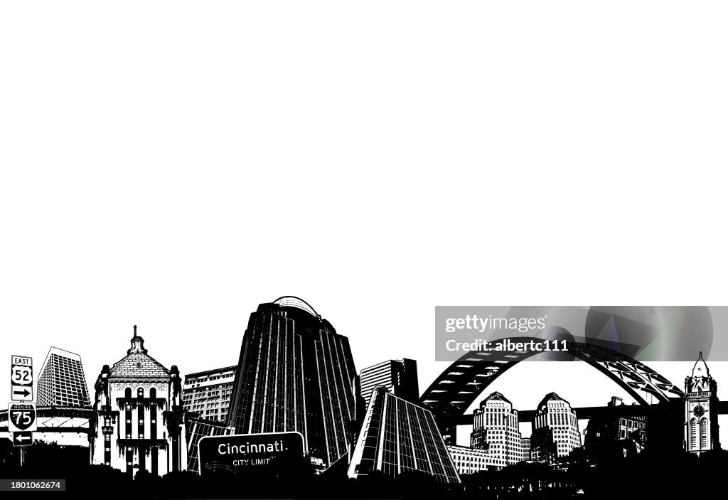Cincinnati Ohio Cityscape architecture