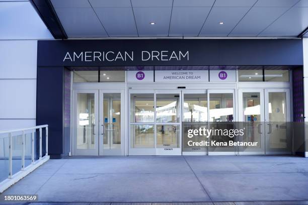 Empty entrance is seen inside the American Dream Mall after briefly evacuation on Black Friday over bomb threat on November 24, 2023 in East...