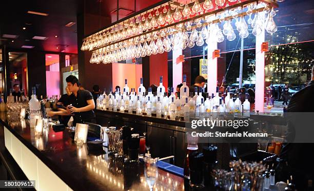 General view of atmosphere at the Grey Goose vodka co-hosted party for "Rush" on September 8, 2013 in Toronto, Canada.