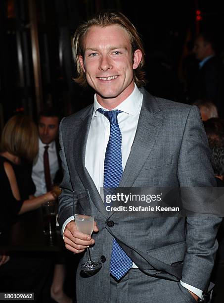 Tom Hunt at the Grey Goose vodka co-hosted party for "Rush" on September 8, 2013 in Toronto, Canada.