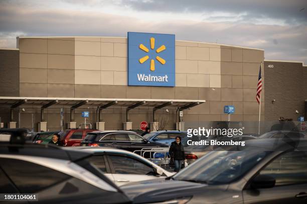 Walmart store on Black Friday in Secaucus, New Jersey, US, on Friday, Nov. 24, 2023. An estimated 182 million people are planning to shop from...