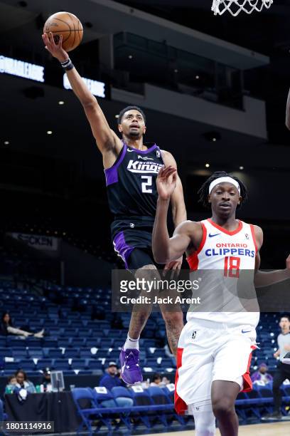 Jeremy Lamb of the Stockton Kings goes to the basket during the game on November 24, 2023 at Stockton Arena in Stockton, California. NOTE TO USER:...