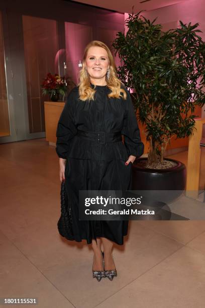 Maria Patricia Kelly attends the 30th Anniversary Gala for the German Stroke Aid Foundation at Bertelsmann Repräsentanz on November 24, 2023 in...