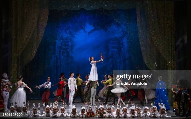General rehearsal of ''Nutcracker'', written by Pyotr Ilyich Tchaikovsky, rewritten by Alexander Dumas, is performed by the Ankara State Opera and...