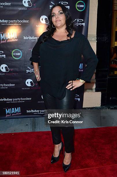 Jennifer Graziano poses for photos during the "Miaimi Monkey" New Screening at 49 Grove on September 8, 2013 in New York City.