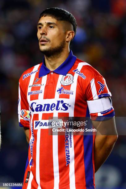 Javier Guemez of Atletico San Luis prior the 10th round match between Atletico San Luis and Cruz Azul as part of the Torneo Apertura 2023 Liga MX at...