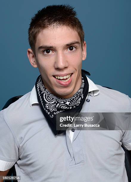 Actor Fabien Heraud of 'The Finishers' poses at the Guess Portrait Studio during 2013 Toronto International Film Festival on September 9, 2013 in...