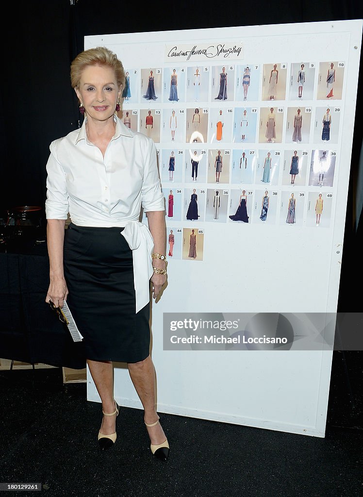 Carolina Herrera - Backstage - Mercedes-Benz Fashion Week Spring 2014