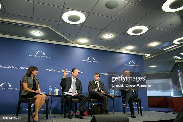Moderator Carie Lemack, Peter Bergen, National Security Analyst with CNN, Dr. Bruce Hoffman, Director of the Center for Security Studies at...