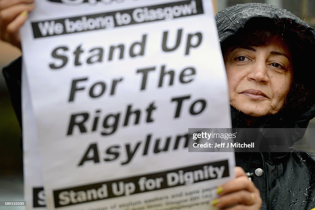 Demonstration Against Home Office Campaign 'Go Home'