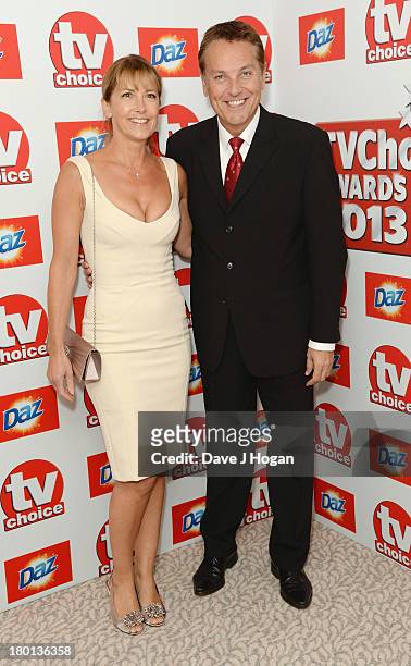 Anne-Marie Conley and Brian Conley attend the TV Choice Awards 2013 at The Dorchester on September 9, 2013 in London, England.