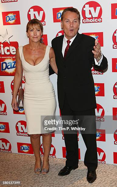 Brian Conley and Anne-Marie Conley attend the TV Choice Awards 2013 at The Dorchester on September 9, 2013 in London, England.