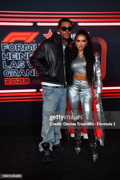 Natasha Graziano poses for a photo prior to the F1 Grand Prix of Las Vegas at Las Vegas Strip Circuit on November 18, 2023 in Las Vegas, Nevada.