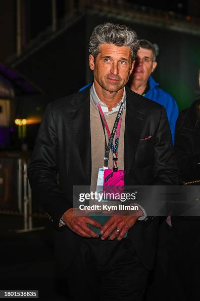 Paddock Actor American actor Patrick Dempsey walks in the paddock during the F1 ...