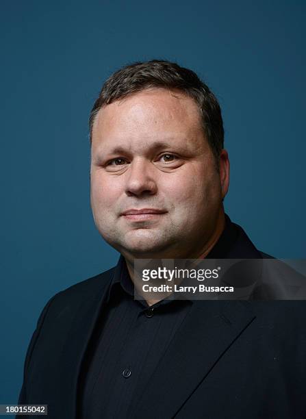 Singer Paul Potts of 'One Chance' poses at the Guess Portrait Studio during 2013 Toronto International Film Festival on September 9, 2013 in Toronto,...