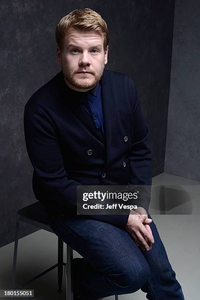 Actor James Corden of 'One Chance' poses at the Guess Portrait Studio during 2013 Toronto International Film Festival on September 9, 2013 in...