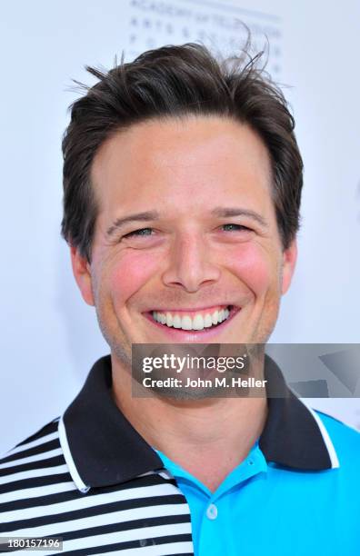 Actor Scott Wolf attends The Academy Of Television Arts & Sciences Foundation's 14th Annual Primetime Emmy Celebrity Tee-Off at the Oakmont Country...