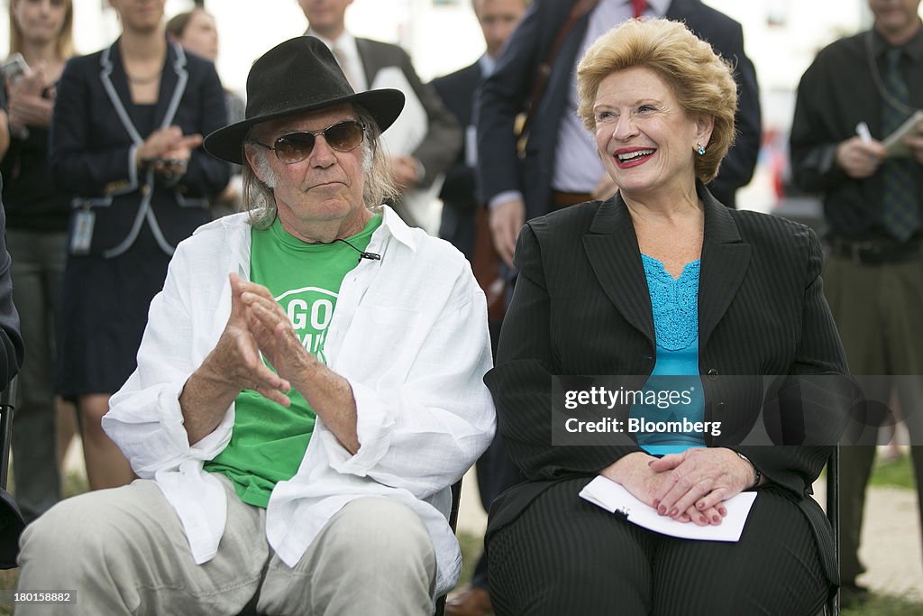 National Farmers Union News Conference with Sens. Reid and Stabenow, Neil Young