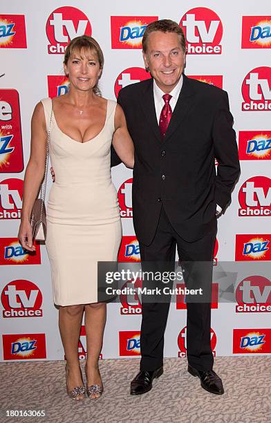 Brian Conley and Anne-Marie Conley attends the TV Choice Awards 2013 at The Dorchester on September 9, 2013 in London, England.