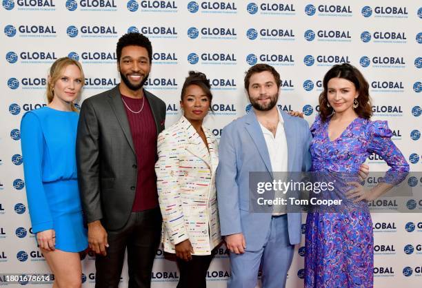 Danielle Savre, Anthony Hill, Alexis Floyd, Jake Borelli and Caterina Scorsone attend the Global Down Syndrome Foundation's 15th Annual Be Beautiful...