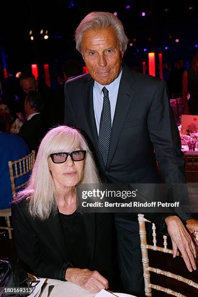 Betty Catroux and her husband Francois Catroux attend 'Friends of Quai Branly Museum Society' dinner party at Musee du Quai Branly on September 9,...