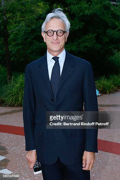 Christie's Auction Francois de Ricqles attends 'Friends of Quai Branly Museum Society' dinner party at Musee du Quai Branly on September 9, 2013 in...