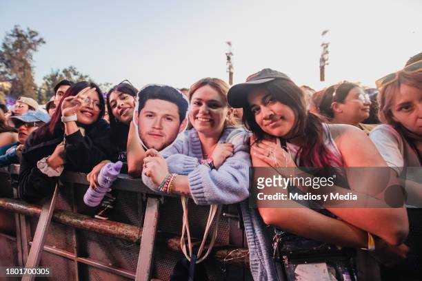 Fans attend the second day of Corona Capital 2023 at Autodromo Hermanos Rodriguez on November 18, 2023 in Mexico City, Mexico.