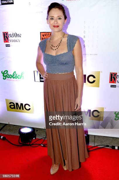 Actress Haley Strode attends the Creative Coalition VIP Dinner during the 2013 Toronto International Film Festival held at Storys Building on...