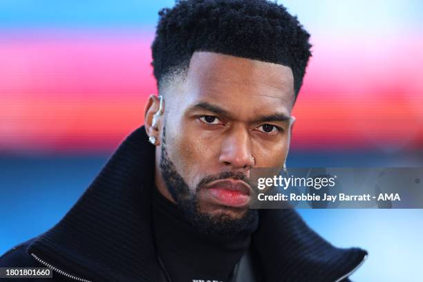 Daniel Sturridge presenting for Sky Sports during the Premier League match between Manchester City and Liverpool FC at Etihad Stadium on November 25,...