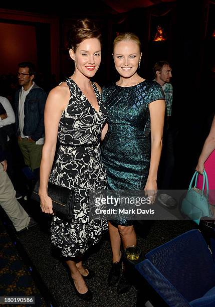 Actresses Erinn Hayes and Malin Akerman attend the "Childrens Hospital" and "NTSF:SD:SUV" screening event at the Vista Theatre on September 9, 2013...