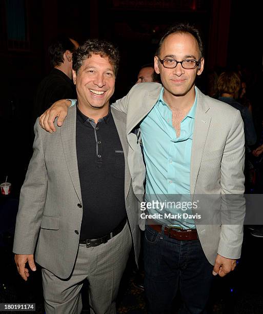Executive producer Jonathan Stern and Director/actor David Wain attend the "Childrens Hospital" and "NTSF:SD:SUV" screening event at the Vista...