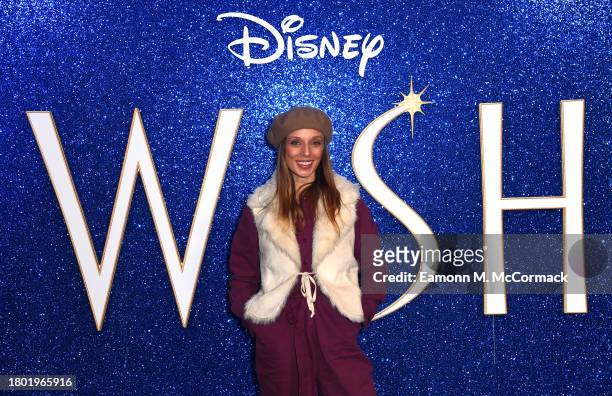 Anna Nightingale attends the London Multimedia event for Walt Disney Animation Studios', "Wish" at the Odeon Leicester Square on November 19, 2023 in...
