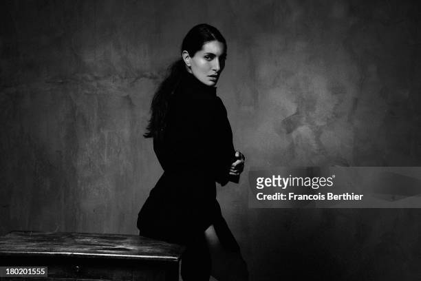Actress Caterina Murino is photographed for The Blind Magazine on July 30, 2013 in Paris, France.