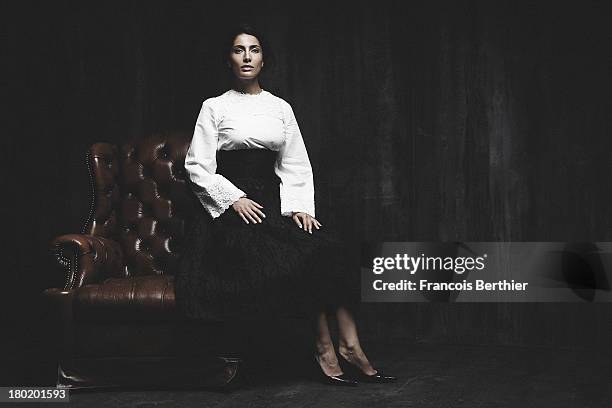 Actress Caterina Murino is photographed for The Blind Magazine on July 30, 2013 in Paris, France.