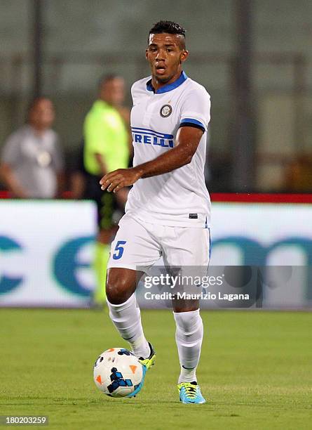 Guilherme Juan Jesus of Inter during the Serie A match between Calcio Catania and FC Internazionale Milano at Stadio Angelo Massimino on September 1,...