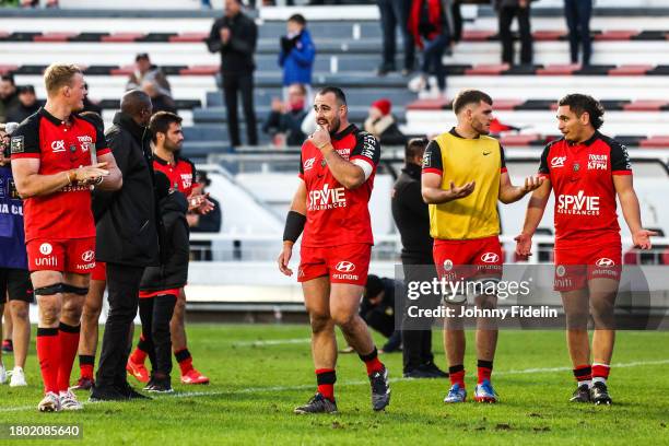 Jean-Baptiste GROS of Toulon after the Top 14 match between Rugby Club Toulonnais and Castres Olympique at Felix Mayol Stadium on November 25, 2023...