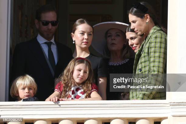 Andrea Casiraghi, Francesco Casiraghi, India Casiraghi, Princess Alexandra of Hanover, Princess Caroline of Hanover, Charlotte Casiraghi and Tatiana...