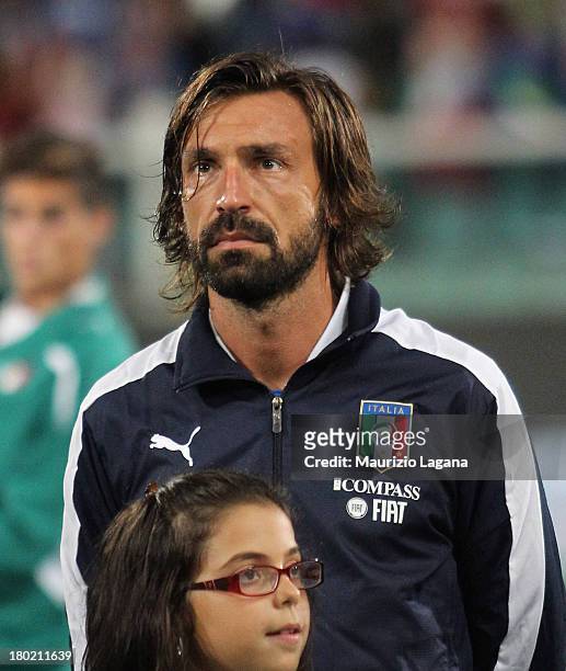 Andrea Pirlo of Italy during the FIFA 2014 World Cup Qualifier group B match between Italy and Bulgaria at Renzo Barbera Stadium on September 6, 2013...