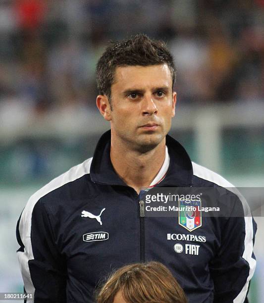 Thiago Motta of Italy during the FIFA 2014 World Cup Qualifier group B match between Italy and Bulgaria at Renzo Barbera Stadium on September 6, 2013...