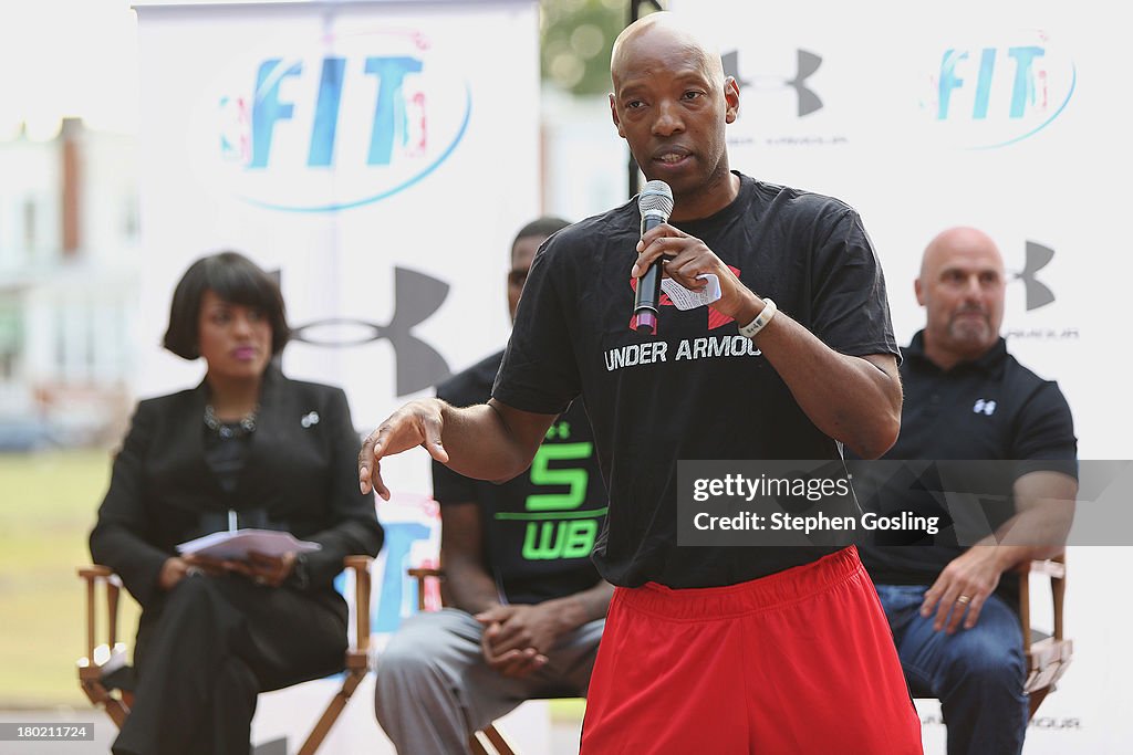 Under Armour/NBA FIT - Basketball Court Refurbishment Dedication Ceremony