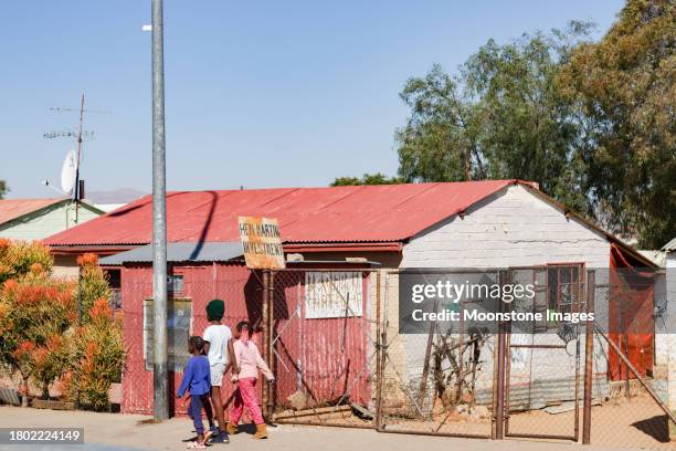 katutura township near windhoek at khomas region, namibia - namibian cultures stock pictures, royalty-free photos & images