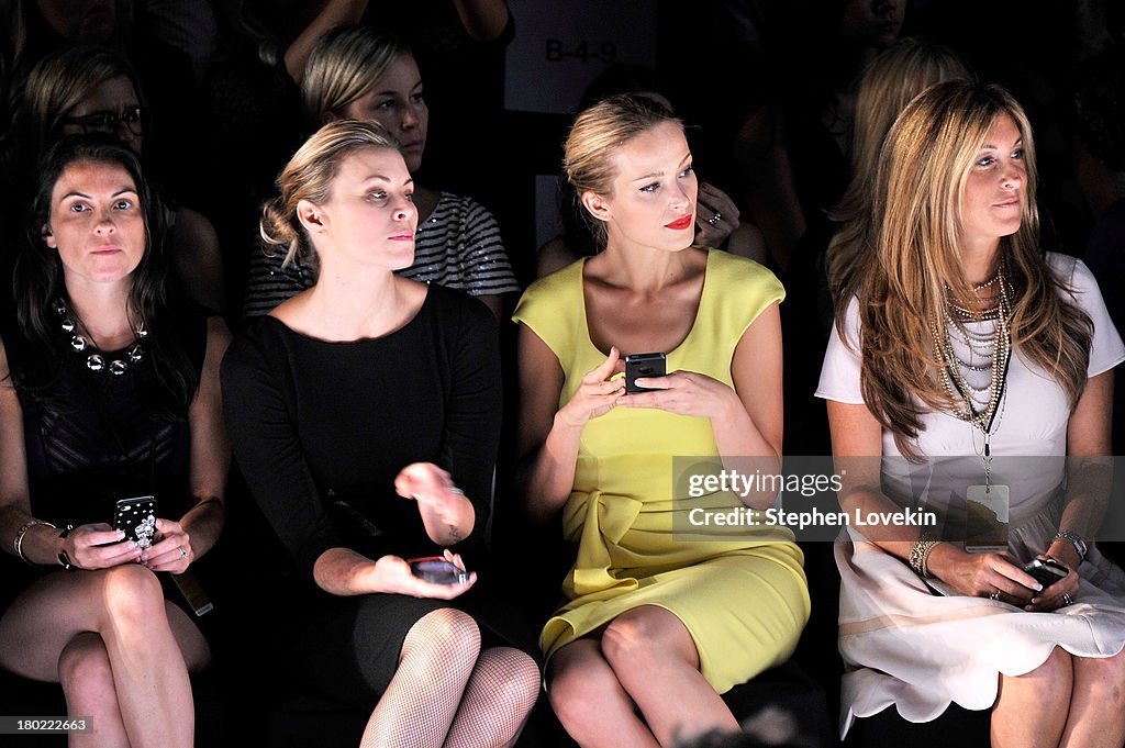 Badgley Mischka - Front Row - Mercedes-Benz Fashion Week Spring 2014