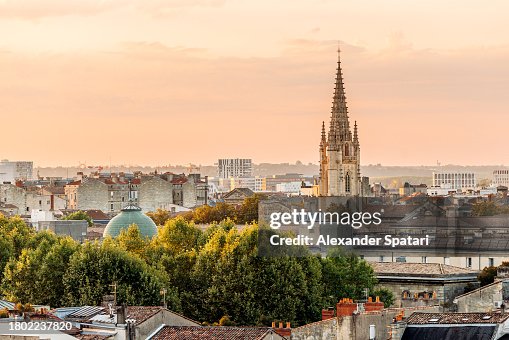 Bordeaux cityscape during golden hour, Aquitaine, France Bordeaux cityscape during golden hour, Aquitaine, France