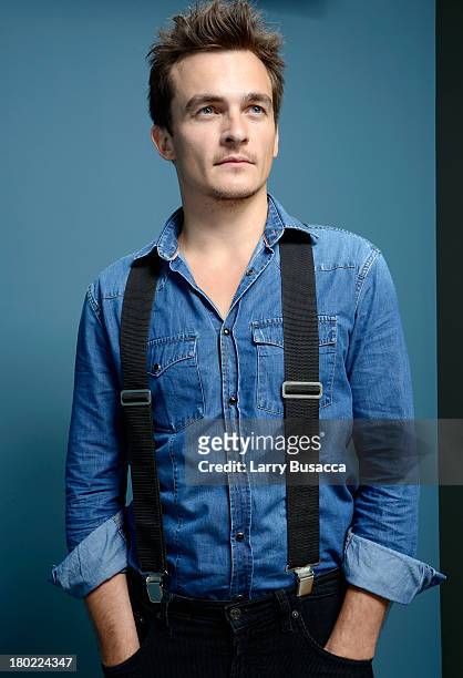 Actor Rupert Friend of 'Starred Up' poses at the Guess Portrait Studio during 2013 Toronto International Film Festival on September 10, 2013 in...