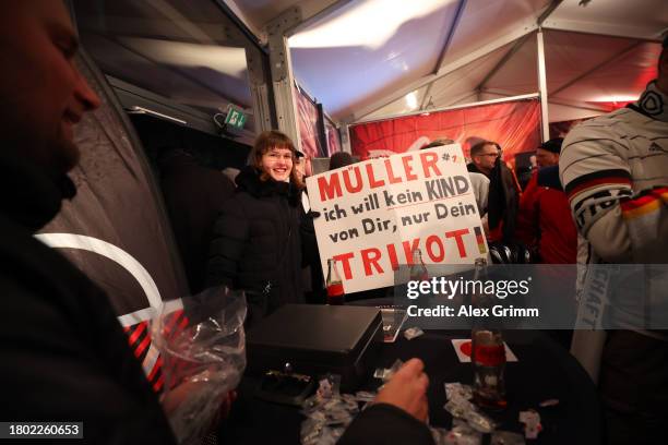 Activities of the 'Fan Club Nationalmannschaft' prior to an international friendly match between Germany and Turkey at Olympiastadion on November 18,...