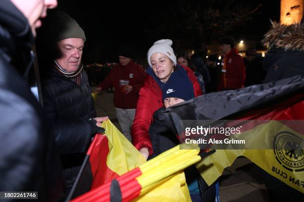 Activities of the 'Fan Club Nationalmannschaft' prior to an international friendly match between Germany and Turkey at Olympiastadion on November 18,...