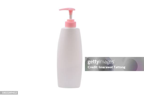 bottle soap isolated on white background. - shampoo bottle white background stock pictures, royalty-free photos & images