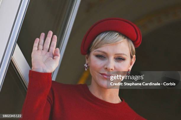 Princess Charlene of Monaco attends the Monaco National Day 2023 on November 19, 2023 in Monaco, Monaco.