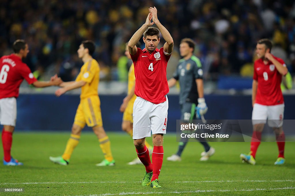 Ukraine v England - FIFA 2014 World Cup Qualifier