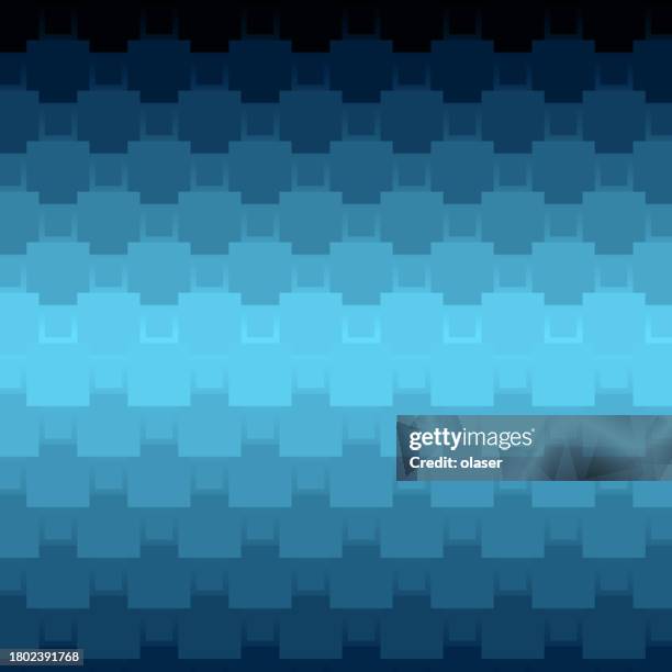 abstract blue geometric pixel gradient background. - blending background stock illustrations
